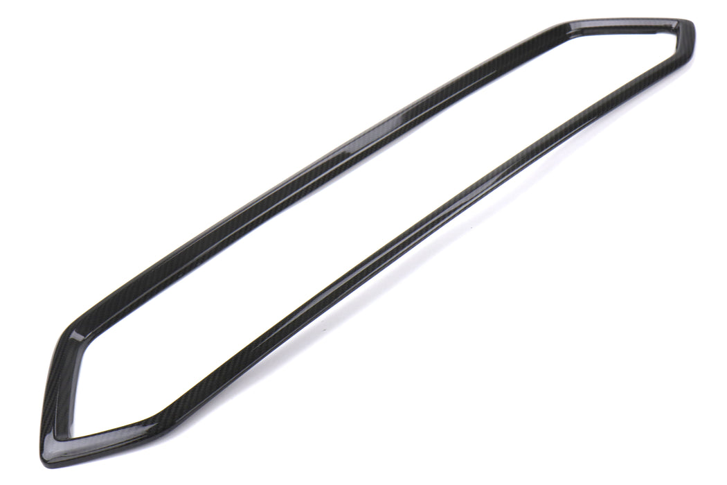 OLM LE Dry Carbon Fiber Grille Garnish (Outer) - 2018-2021 Subaru WRX / STI