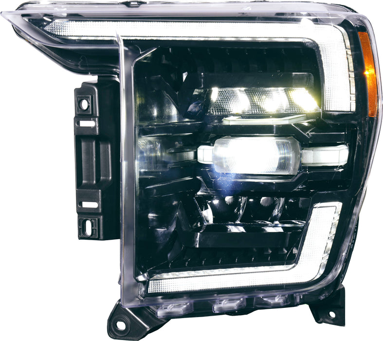 OLM Infinite Series Headlight and DRL Grille 2pc Bundle - 2021-2023 Ford F150
