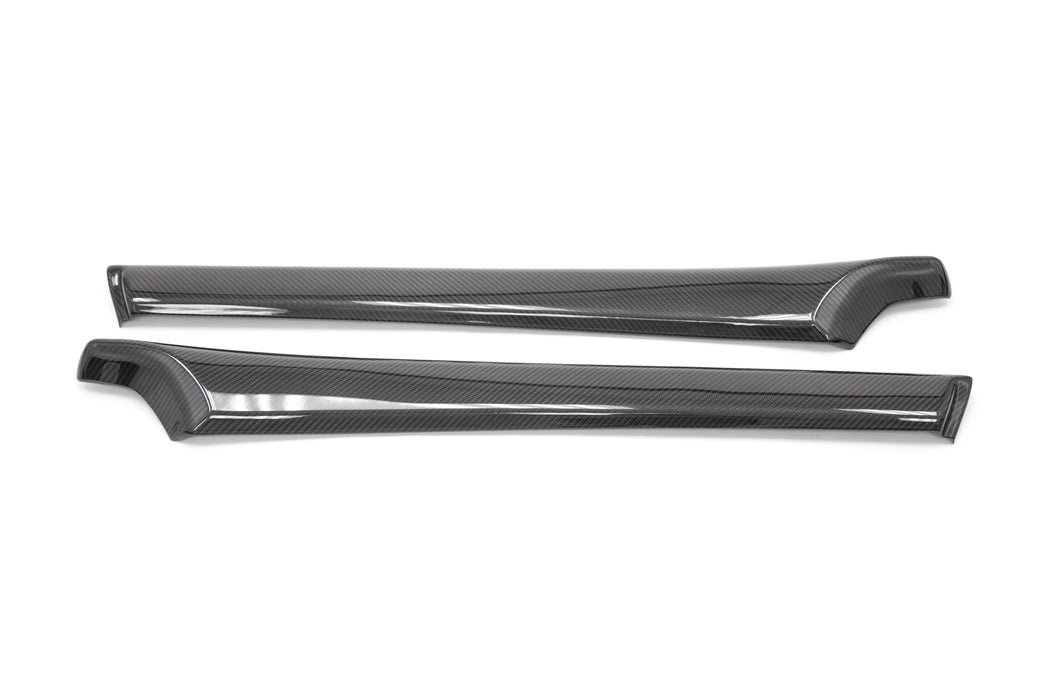 OLM LE Dry Carbon Front Door Trim Upper Panels - 15+ WRX / STI