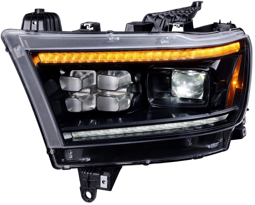 RAM 1500 Headlights For 19-22 RAM 1500 White DRL Infinite Series Sold As Set OLM
