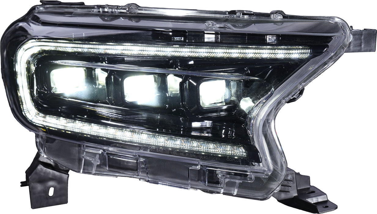 OLM Infinite Series Headlight and DRL Grille 2pc Bundle - 2019-2023 Ford Ranger
