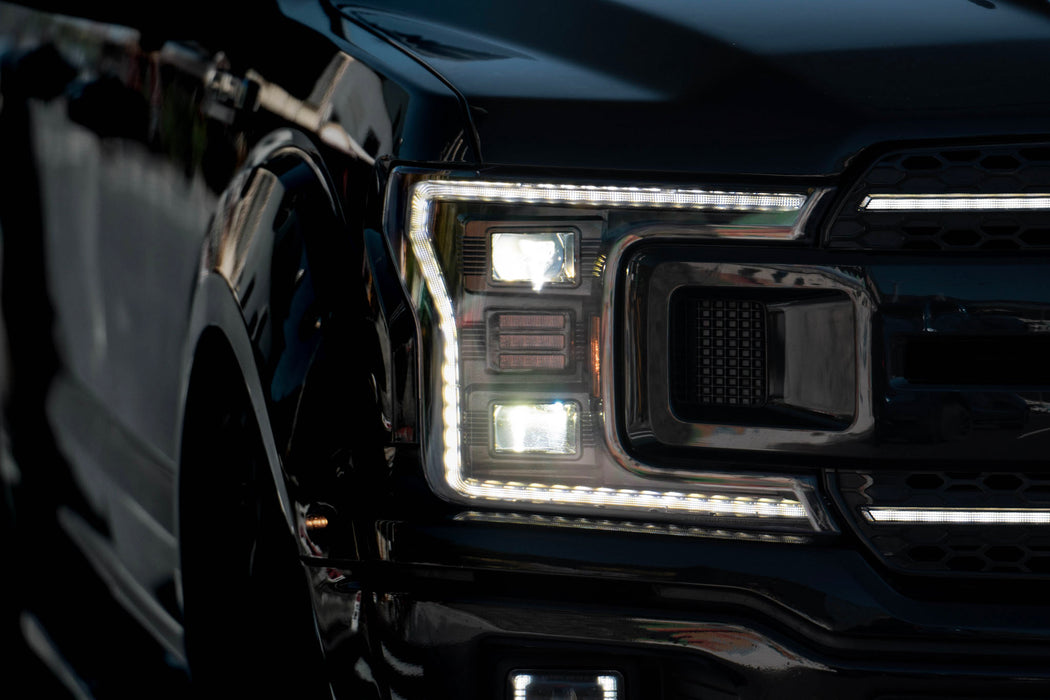 OLM Essential Series Headlights (White DRL) - 2018-2020 Ford F150