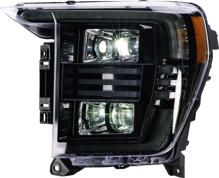 2021-2023 Ford F150 Headlights - (White DRL) Essential Series
