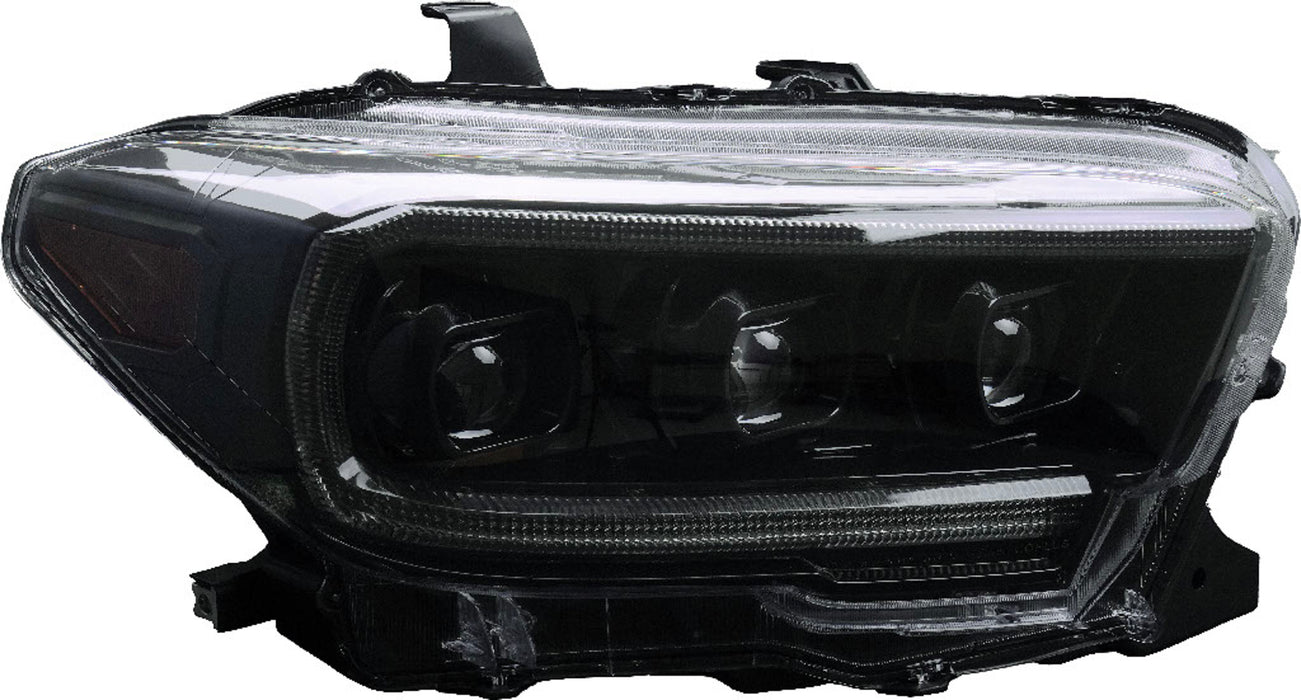 OLM Infinite Series Headlight and DRL Grille 2pc Bundle - 2016-2023 Toyota Tacoma