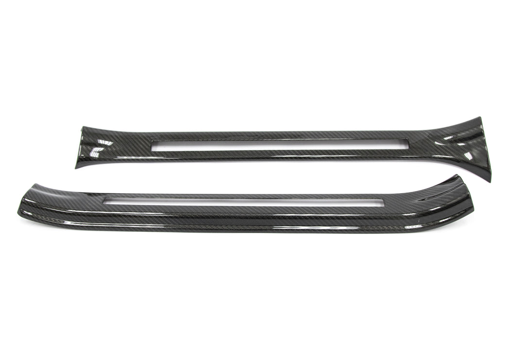OLM LE Dry Carbon Fiber Door Sill Covers - 2015-2021 Subaru STI