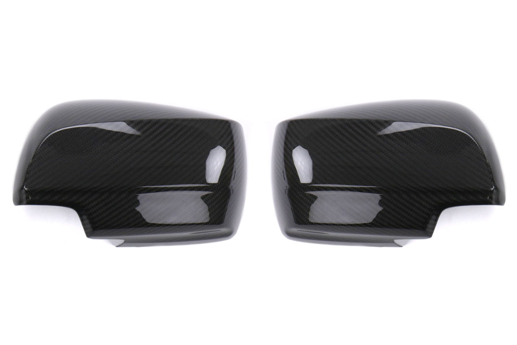 OLM LE Dry Carbon Fiber Full Mirror Covers (No Turn Signal Hole) - 2015-2018 WRX