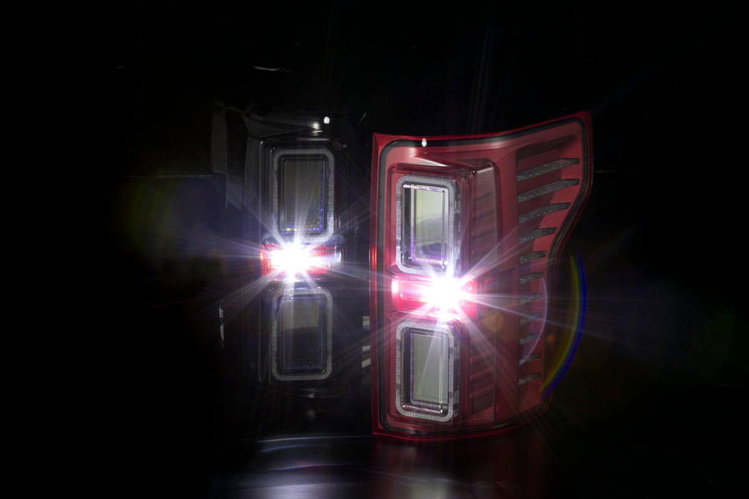 OLM Infinity Series Taillights (Set / Red) - 2015-2020 Ford F150