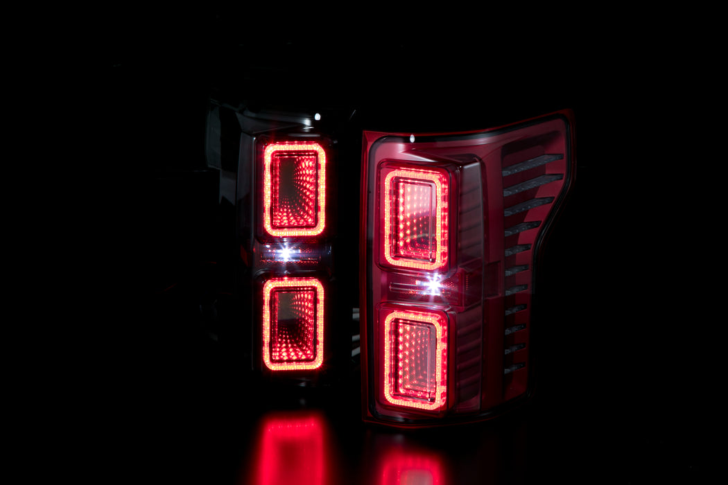 OLM Infinity Series Taillights (Set / Red) - 2015-2020 Ford F150