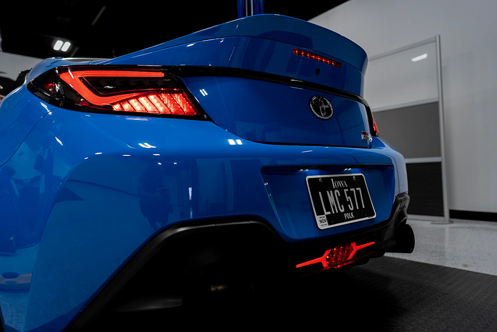 OLM "Scythe Style" LED Taillights (Smoke Lens/Black Base/White Bar) - 2022+ BRZ / GR86