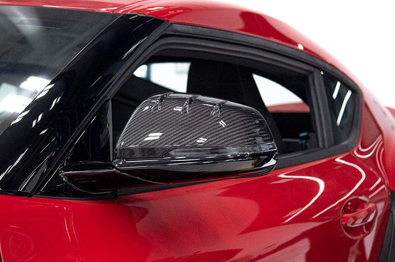 OLM V2 Carbon Fiber Mirror Covers - 2020+ Supra