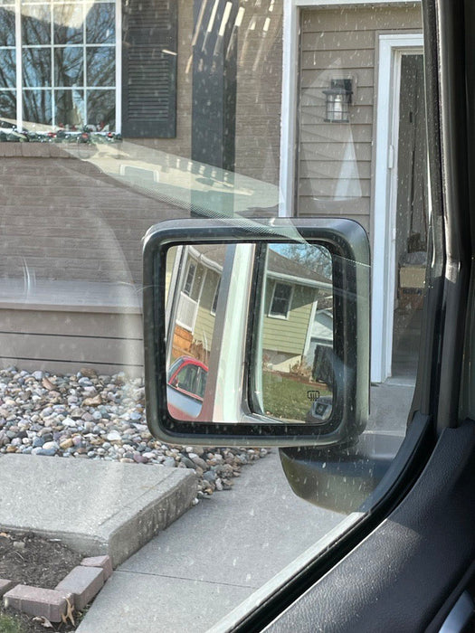 OLM Convex Mirrors with Defrosters and BSM (Chrome) - 2018+ Wrangler