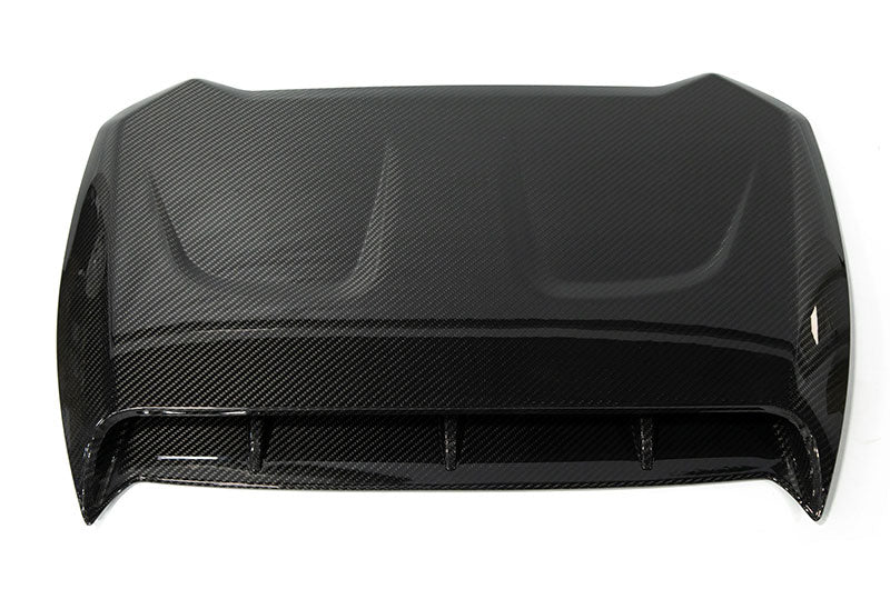 OLM LE Oversize Carbon Fiber Hood Scoop Cover - 2022+ WRX