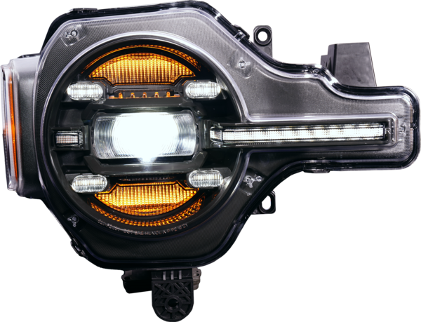 OLM Infinite Series Headlights (White DRL) - 2021+ Ford Bronco