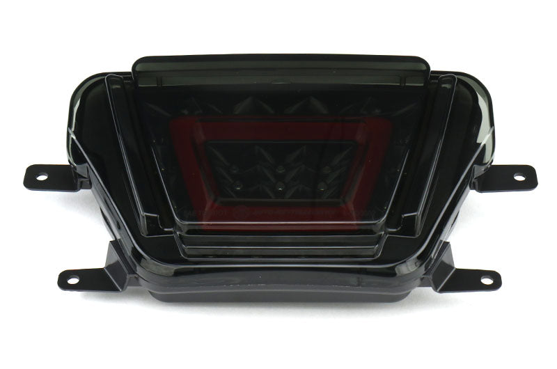 OLM V2 F1 Style Multifunction 4th Brake Light (Smoke Lens, Black Base, Red Bar) - 2020+ Supra