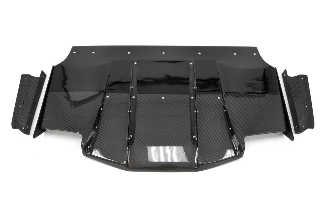 OLM Half Carbon VA Style Rear Diffuser - 2015-2020 WRX / STI