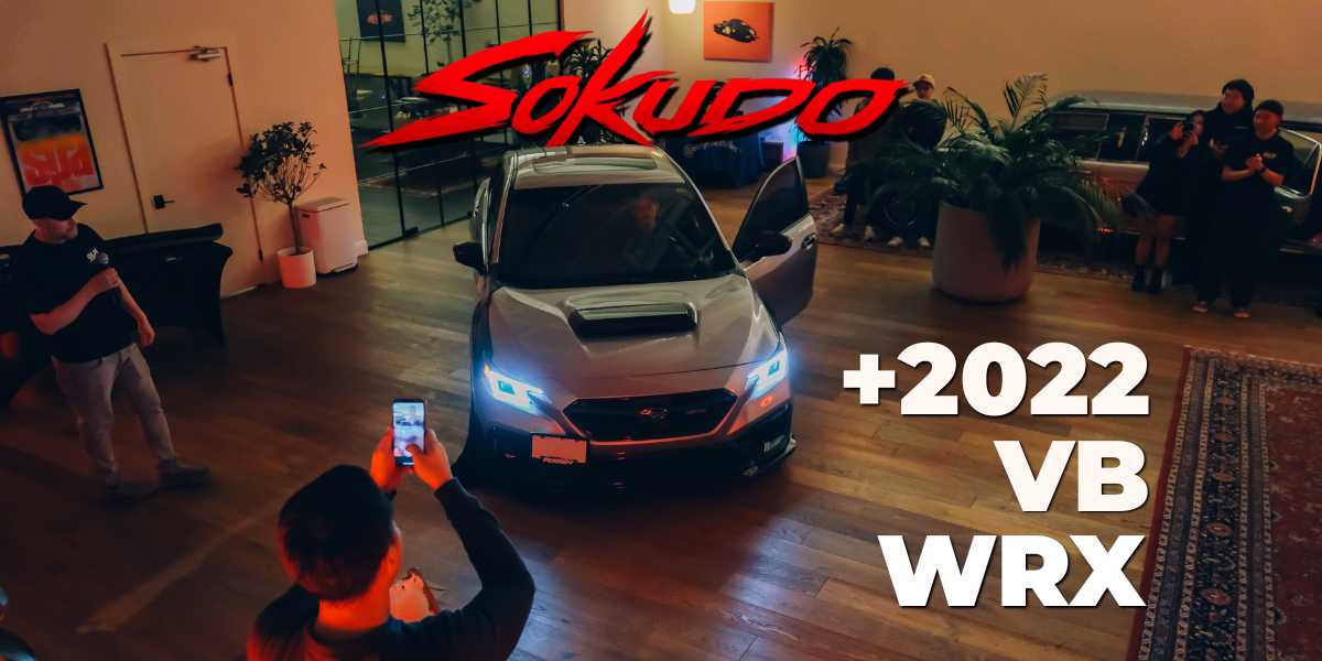 The OLM Sokudo LED Headlights for the +2022 VB WRX