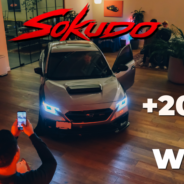 The OLM Sokudo LED Headlights for the +2022 VB WRX