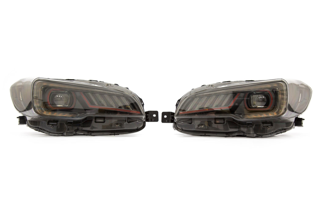 SubiSpeed V2 LED Headlights with DRL Sequential Turns - 15-17 WRX / STi