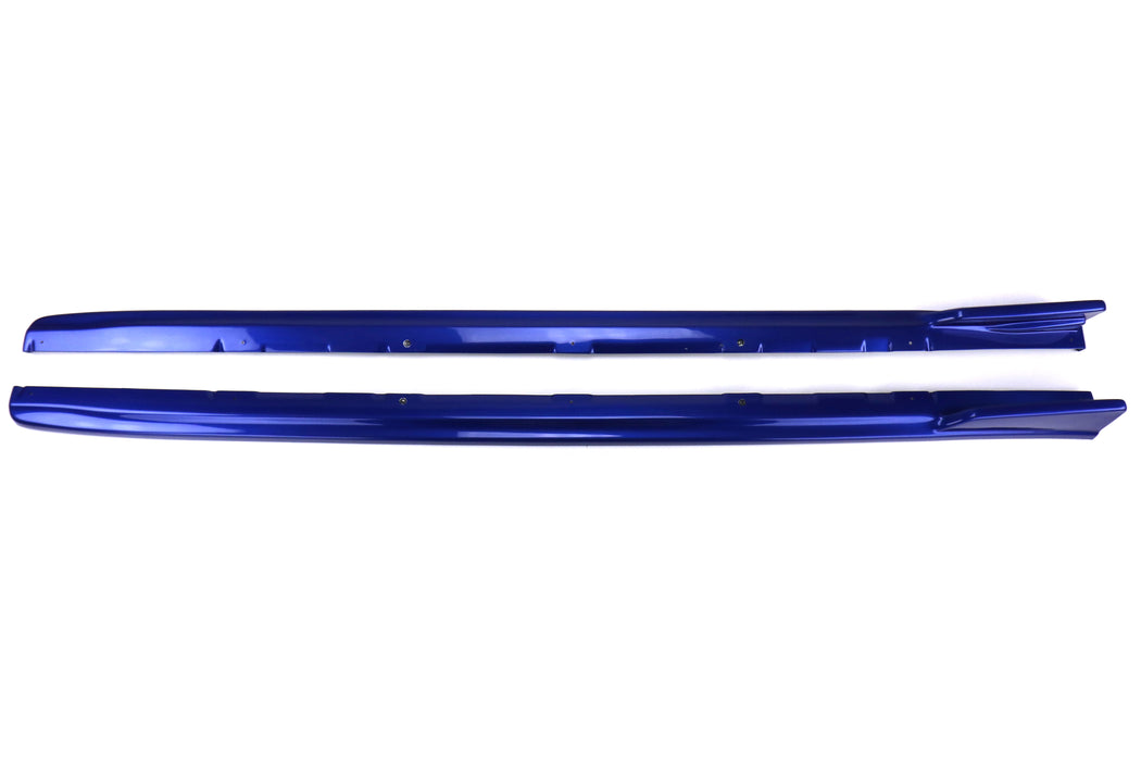 OLM CS2 Style Paint Matched Side Skirts (Galaxy Blue Pearl) - 2015-2021 Subaru WRX / STI