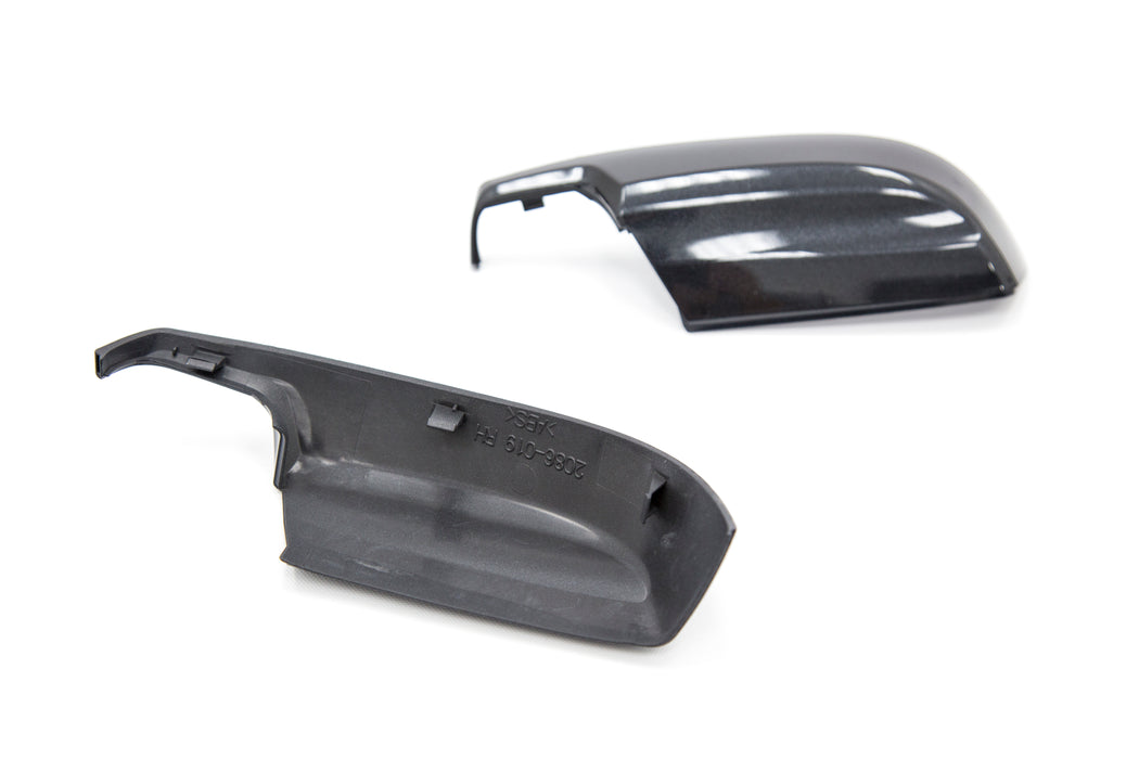 OLM Paint Matched Lower Mirror Covers - Dark Gray Metallic / Asphalt - 2015-2021 Subaru WRX / STI / 2015-2017 Crosstrek / 2015-2016 Impreza