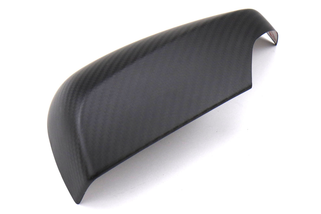 OLM Dry Carbon Fiber Mirror Covers (with Turn Signal Hole) - 2015-2021 WRX / 2015-2021 STI-Matte Carb