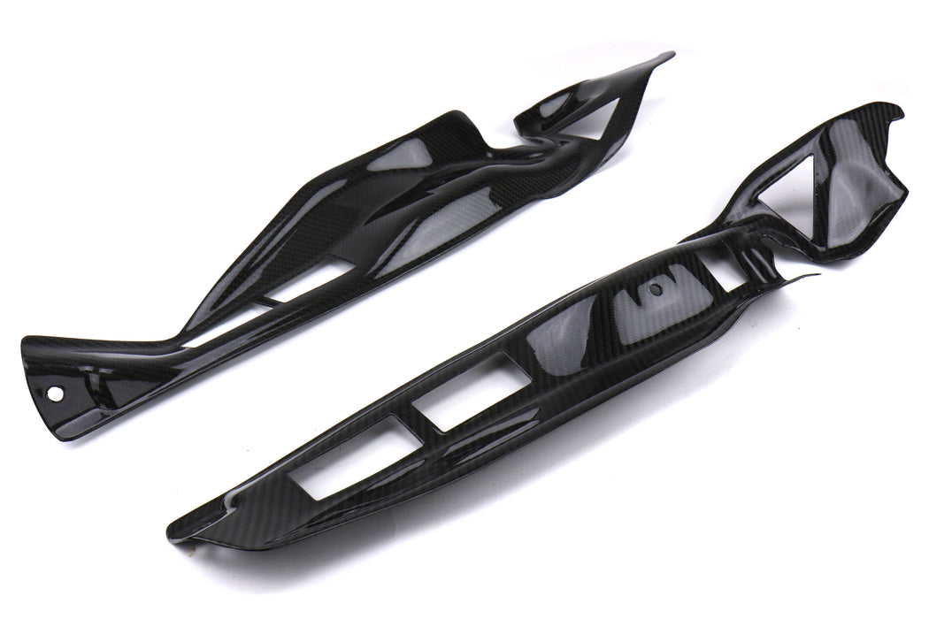 OLM Carbon Fiber Ducted Inner Fender Trim (Black Carbon Fiber) - 2015-2021 WRX / STI