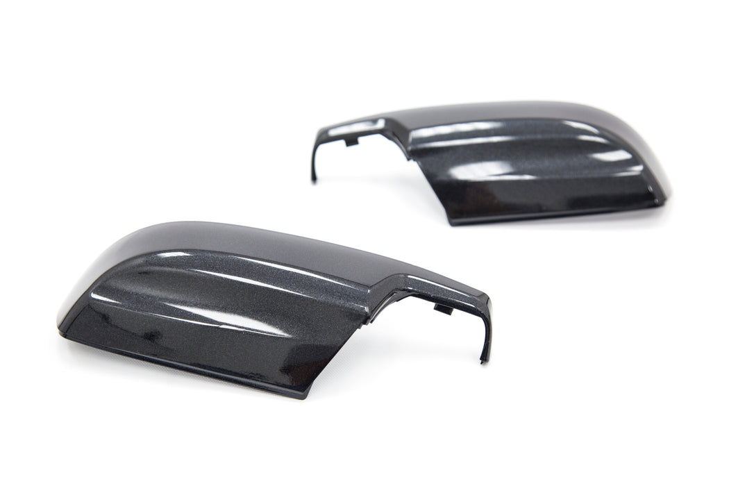 OLM Paint Matched Lower Mirror Covers - Dark Gray Metallic / Asphalt - 2015-2021 Subaru WRX / STI / 2015-2017 Crosstrek / 2015-2016 Impreza