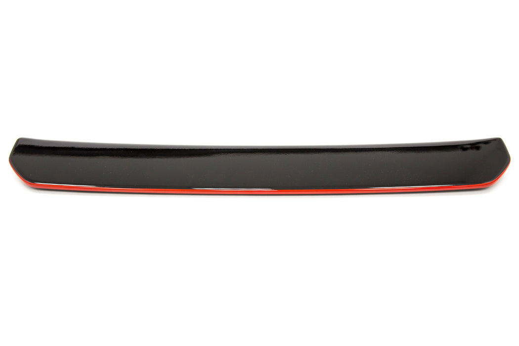 OLM Gloss Black S Style Rear Diffuser w/ M7Y Red Line- 2015-2021 WRX / STI