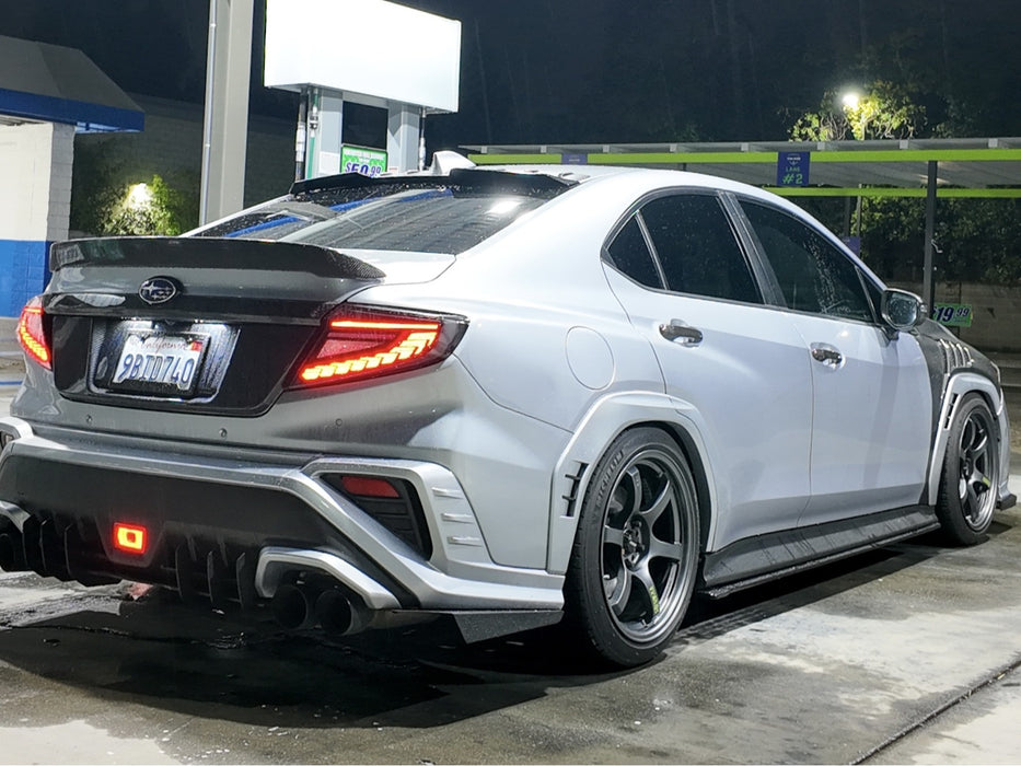 OLM Phantom-Spec LED Taillights (Clear Lens White Optic) - 2022+ WRX