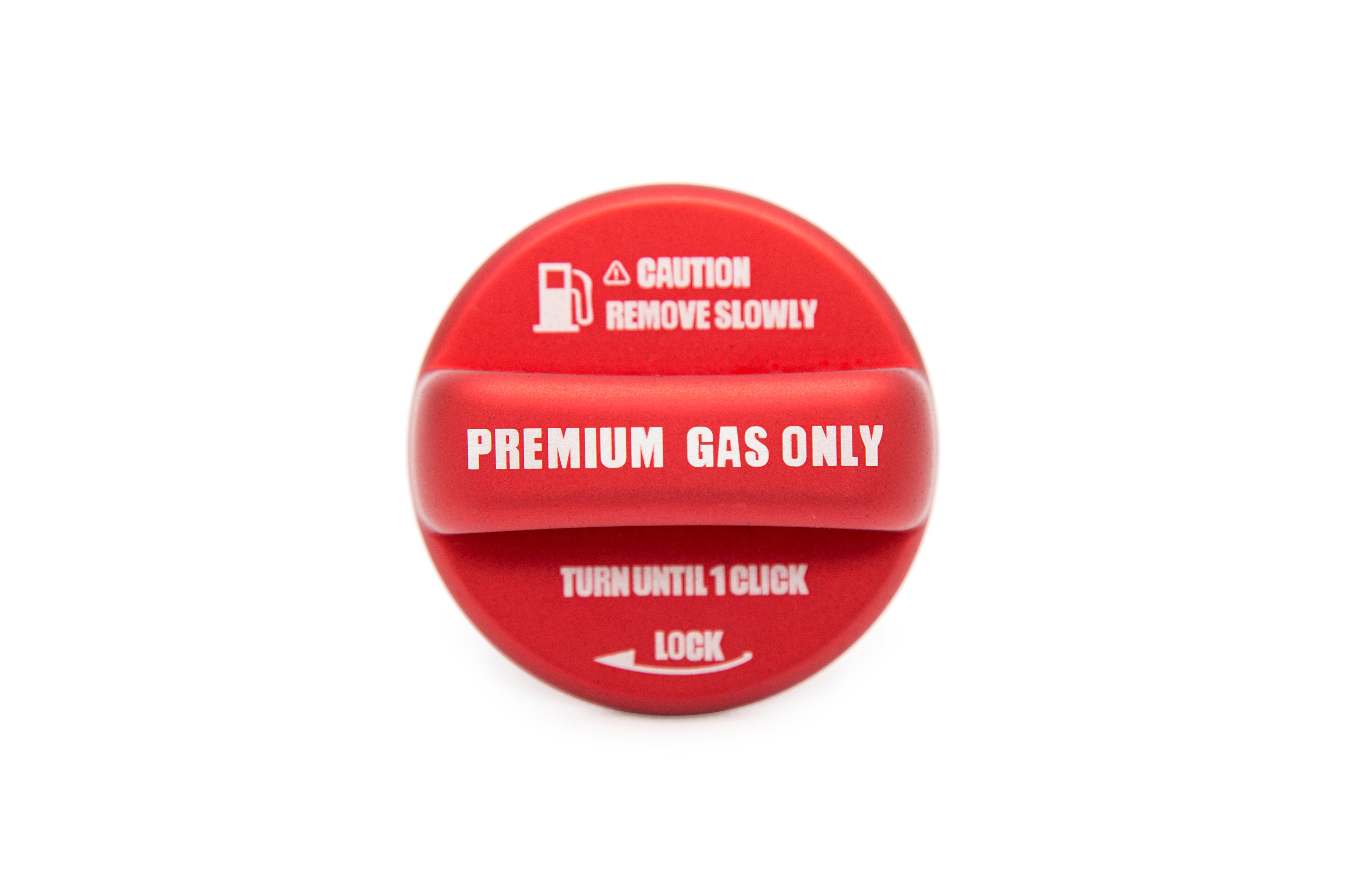OLM Anodized Red Fuel Cap Cover - 15+ WRX / STI, 13+ FT86, 13+ Crosstr