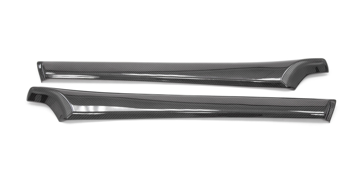 OLM LE Dry Carbon Front Door Trim Upper Panels - 2015-2021 WRX / STI