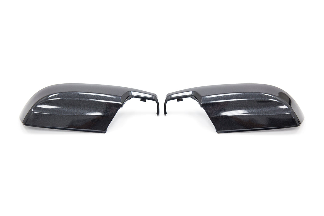 OLM Paint Matched Lower Mirror Covers - Dark Gray Metallic / Asphalt - 2015-2021 Subaru WRX / STI / 2015-2017 Crosstrek / 2015-2016 Impreza