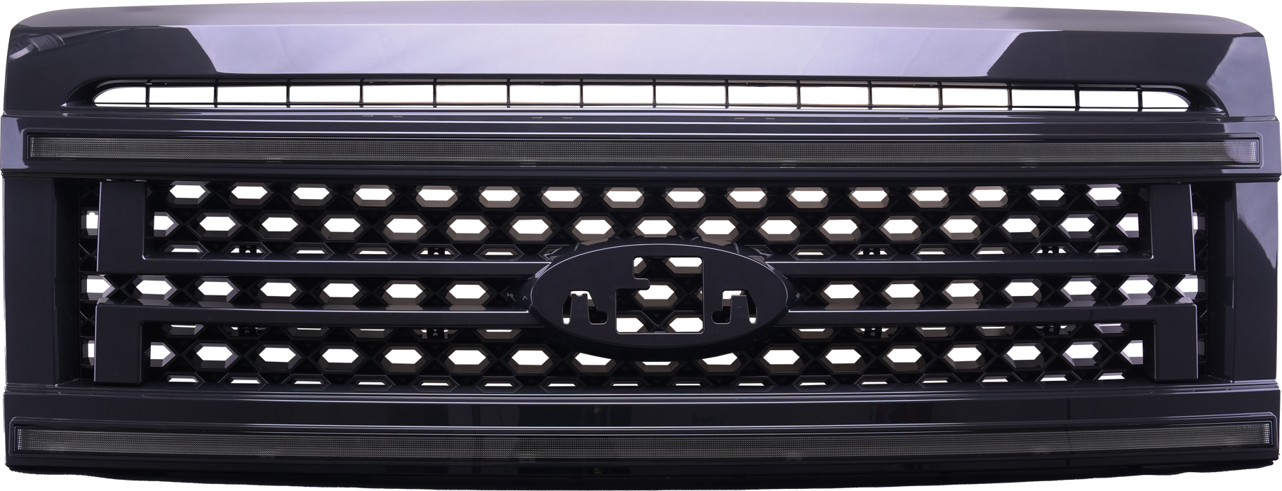 20092014 FORD F150 Grille (Black w/White DRL) Essential Series — OLM