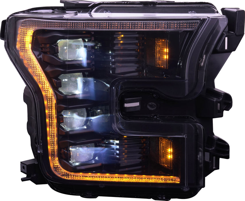 OLM Infinite Series Headlights (Amber DRL) (Gen 2) - 2015-2017 Ford F150