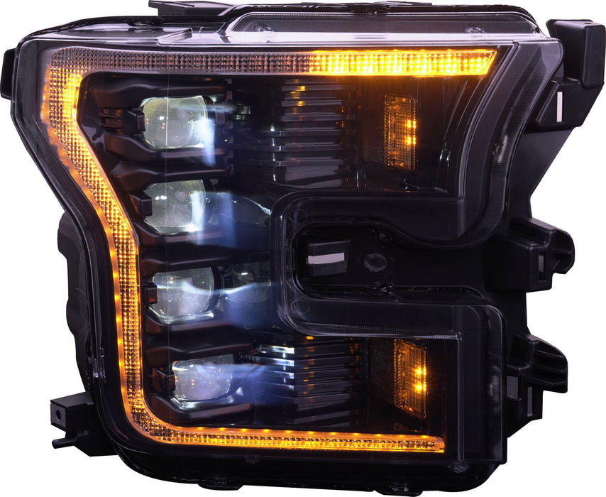 OLM Infinite Series Headlights (Amber DRL) (Gen 2) - 2015-2017 Ford F150