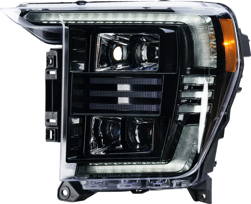 2021-2023 Ford F150 Headlights - (White DRL) Essential Series