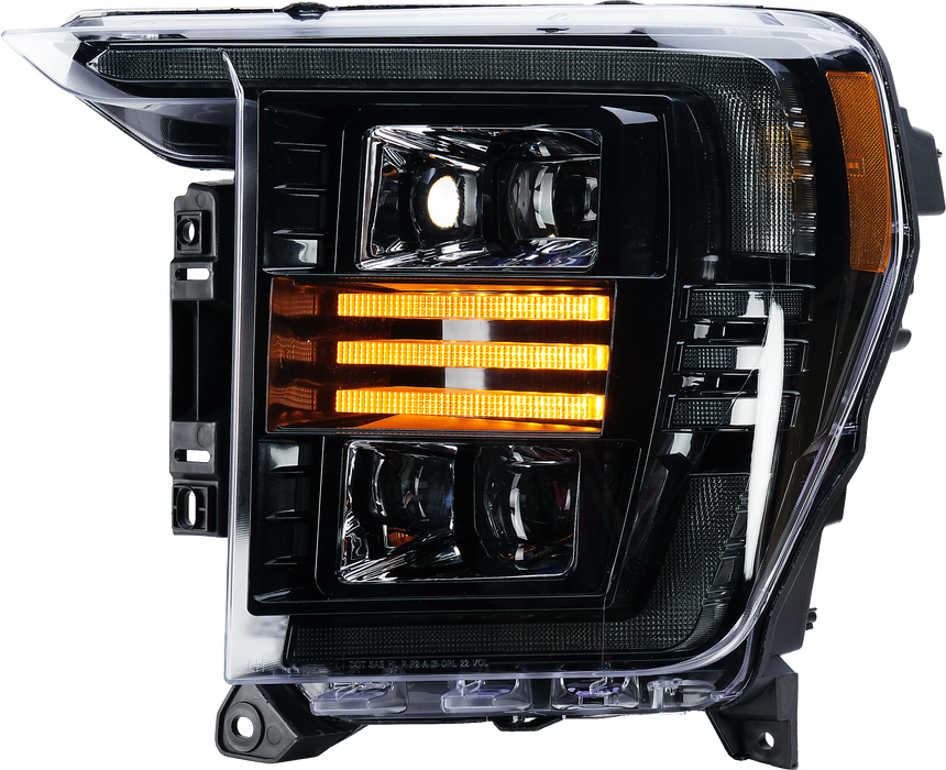 2021-2023 Ford F150 Headlights - (White DRL) Essential Series