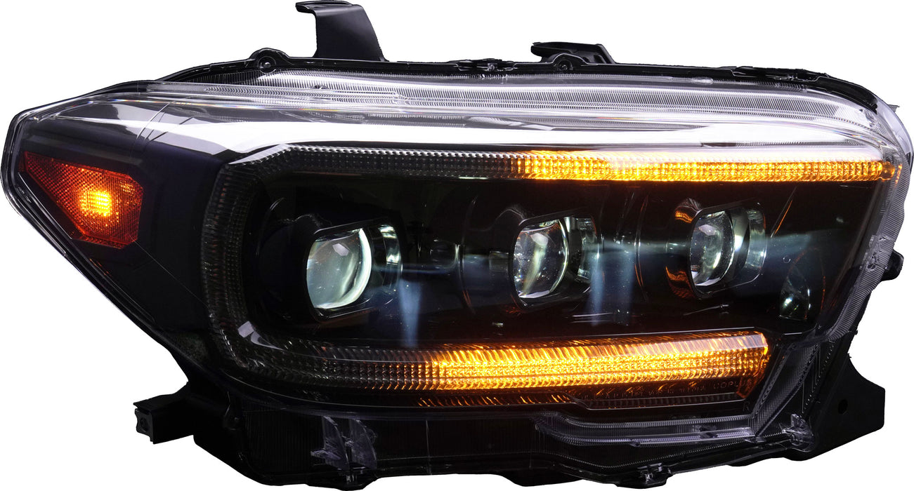 Toyota Tacoma Headlights For 16-23 Tacoma White DRL Gen 2 Infinite Series