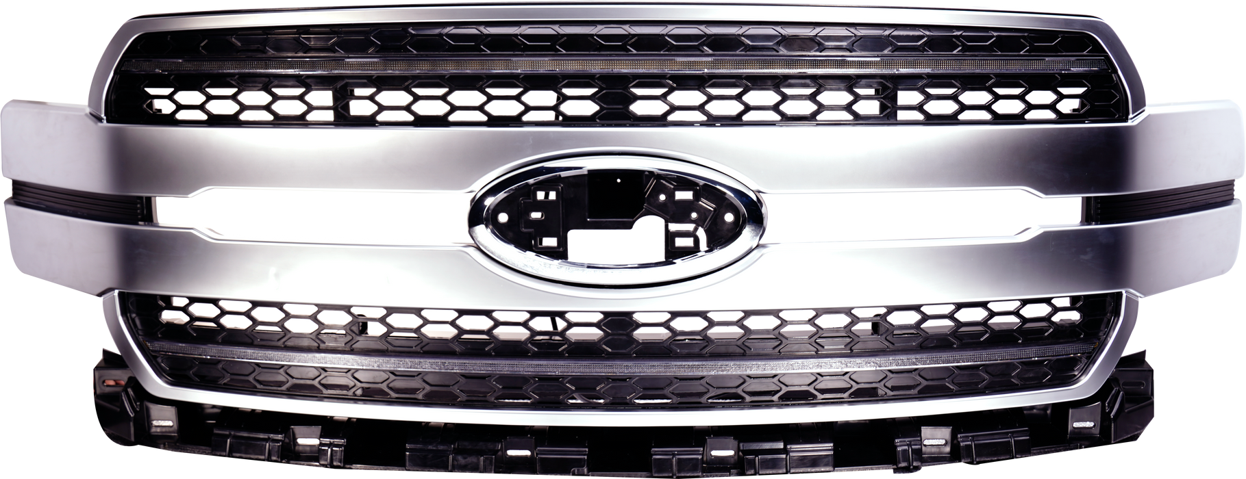 OLM Infinite Series Grille (Chrome w/White DRL) - 2018-2020 Ford F150