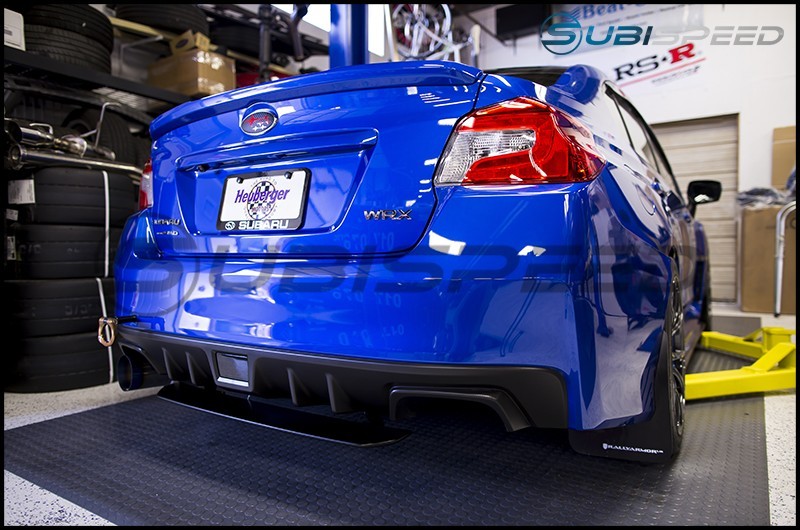 OLM S Style Rear Diffuser - 2015+ WRX / 2015+ STI - Black