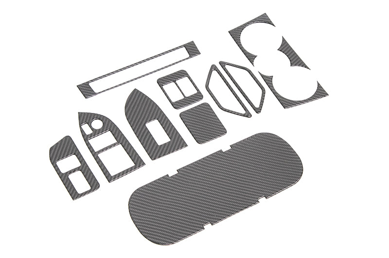 OLM Carbon Fiber Interior Dress OLM Carbon Fiber Interior Dress Up Kit (12pc) Premium RHD ONLY - 2013-2016 Scion FR-S / 2013-2020 Subaru BRZ / 2017-2020 Toyota 86Up Kit (12pc) Premium RHD - 2013+ FR-S / BRZ / 86