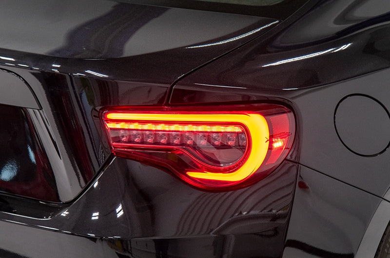 OLM OE Plus Linear Style Sequential Tail Lights (Clear) - 13-20 FR-S /