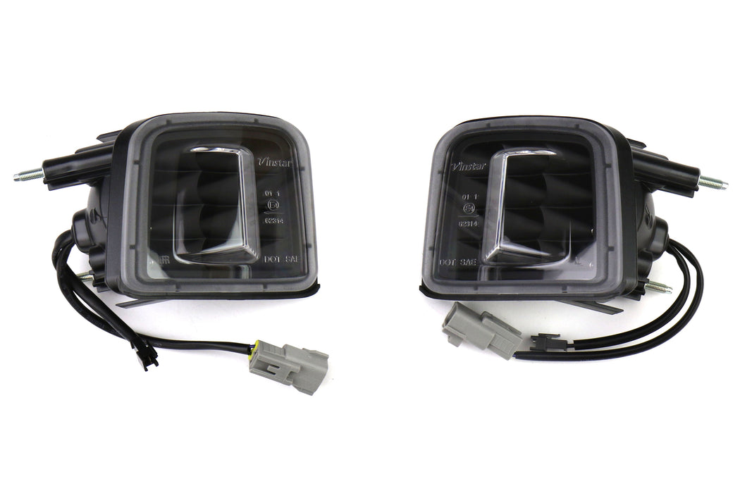 OLM Turn Signal Housing (Clear Lens / Matte Base) - 2015+ WRX / 2015-2017 STI