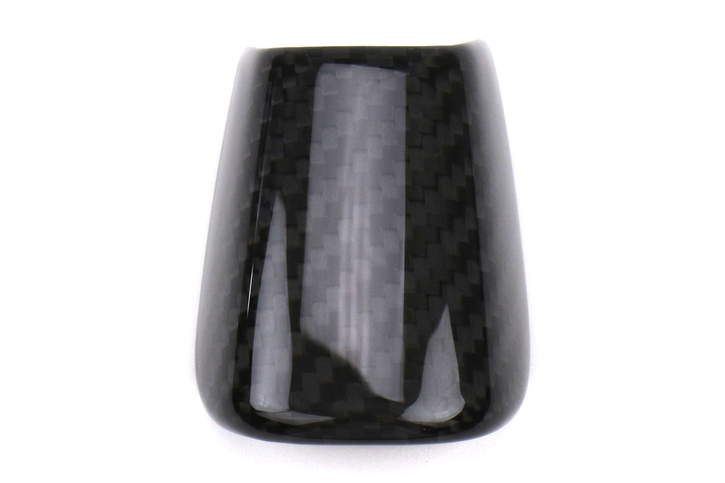 OLM LE Dry Carbon Fiber CVT Shift Knob Trim Cover - 2015-2021 Subaru WRX / 2014-2018 Forester / 2016-2017 Crosstrek (CVT Models)