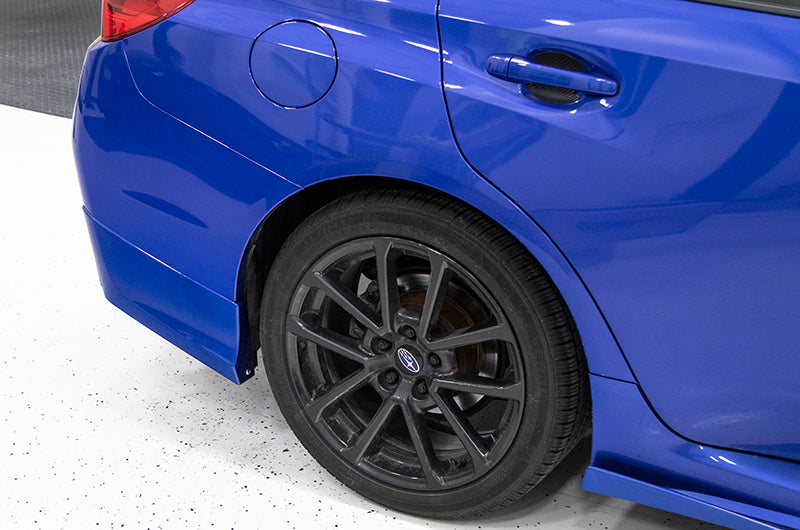 OLM Paint Matched JDM Style Rear Splash Guards (Galaxy Blue Pearl) - 2