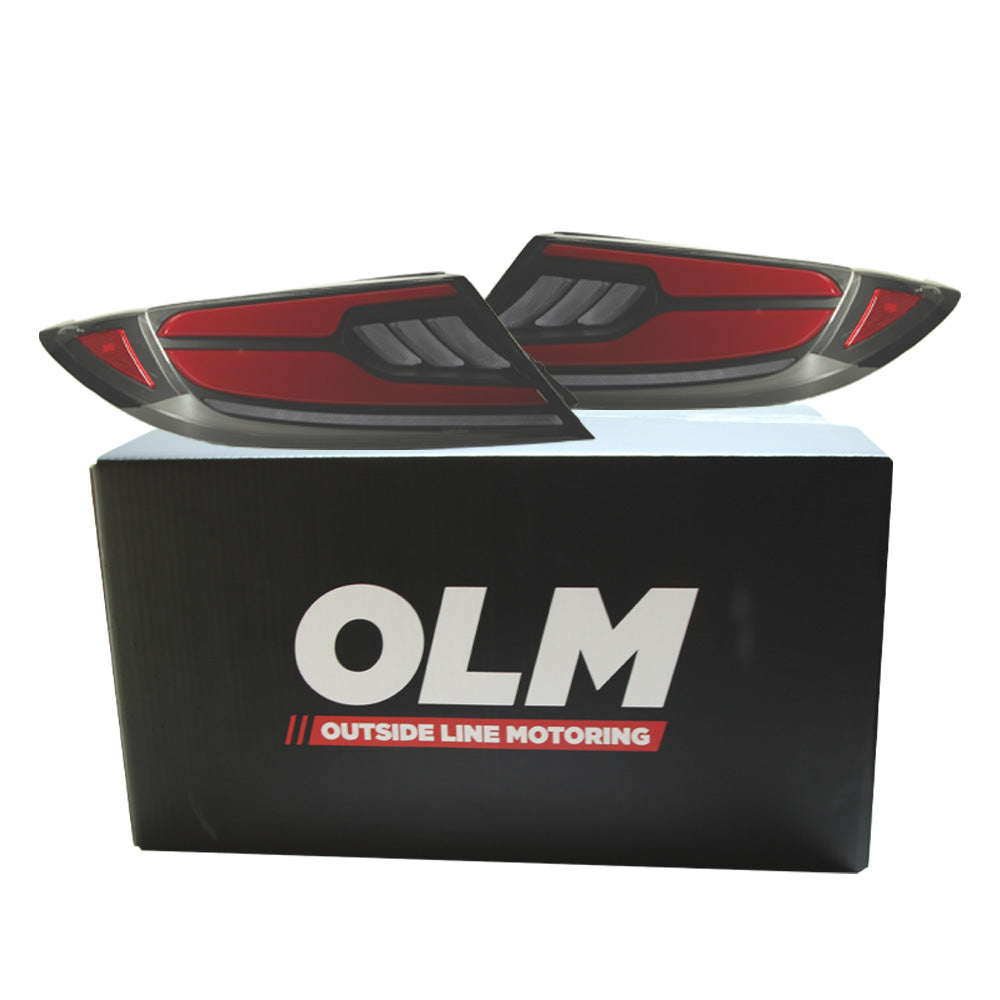 OLM Raiden LED Taillights (Clear Lens/Red Bar) - 2022+ GR86 / BRZ OLM Raiden LED Taillights (Clear Lens/Red Bar) - 2022+ GR86 / BRZ