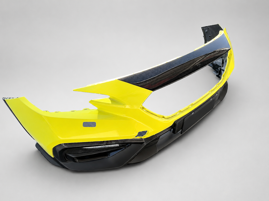 OLM V1 Carbon Fiber Front Bumper Cover - 2022-2026 WRX