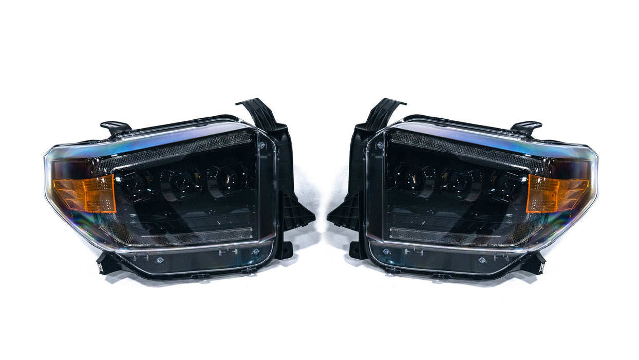 2014-2021 Toyota Tundra Bi-Beam Headlights - Infinite Series  (White DRL)