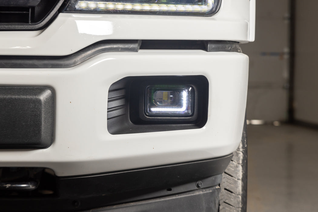 2015-2020 F150 Fog Lights w/ White or Amber DRL + Turn Signal - OLM