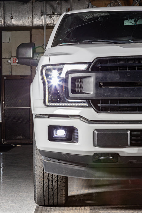 2015-2020 F150 Fog Lights w/ White or Amber DRL + Turn Signal - OLM